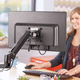AmazonBasics Dual Monitor Arm, $149 | Fleximounts Single Arm, $58